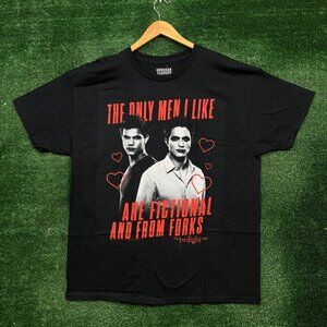 Twilight New Moon Edward vs Jacob T-Shirt Size Extra Large